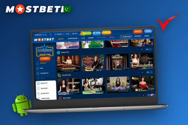 Mostbet download for PC showing update badge and progress ring on desktop client